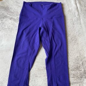 Lululemon Purple Wonder Under Crops